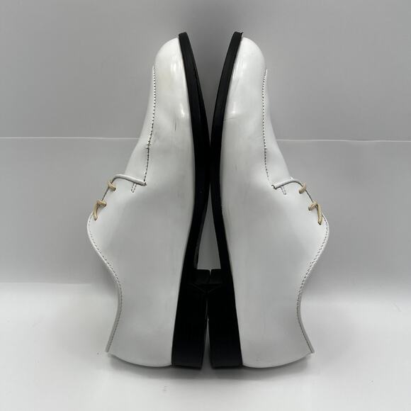 Frederico Leone Max White Upper Round Toe Derby Men 12M Dress Shoes - Picture 5 of 9